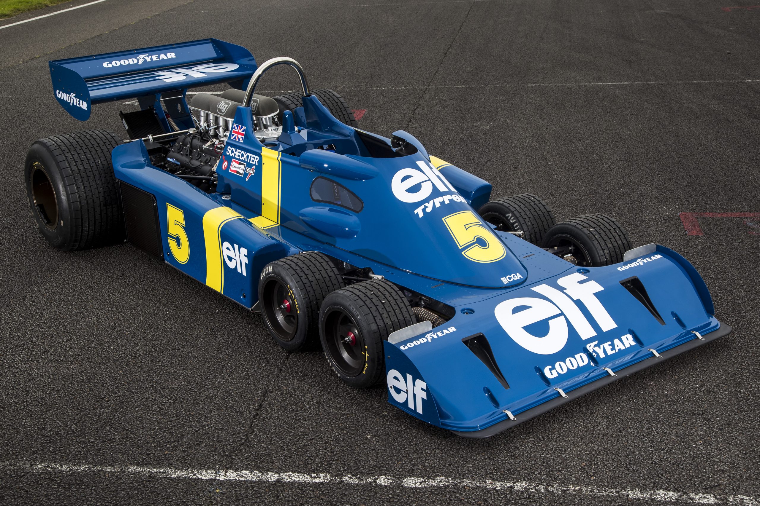 This Tyrrell P34 continuation is the six-wheel freak show reborn