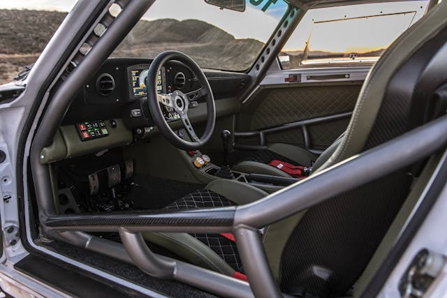 911 Safari story TJ Russell 911 Baja interior cockpit