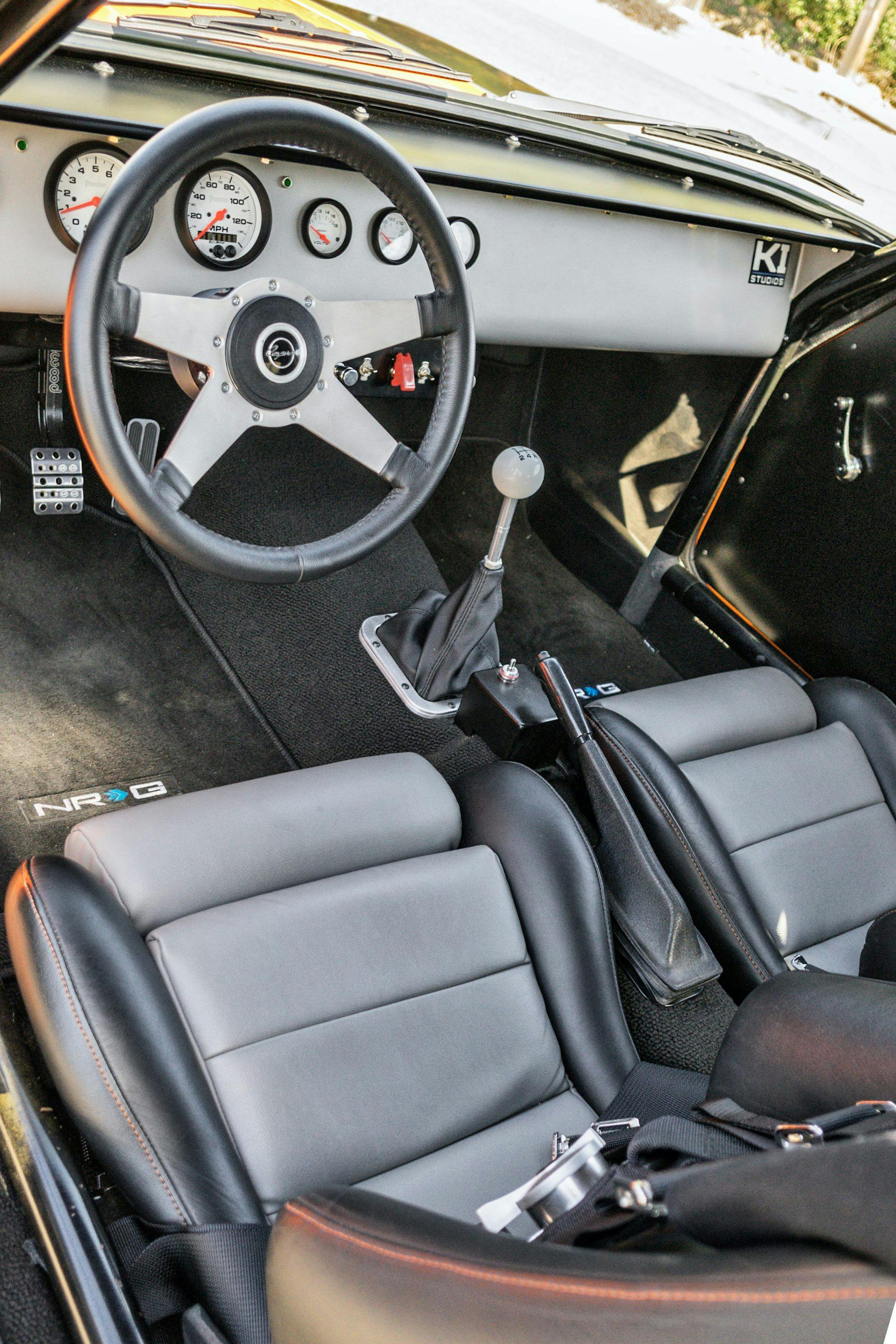 1974 Mk I Ford Capri restomod interior cockpit