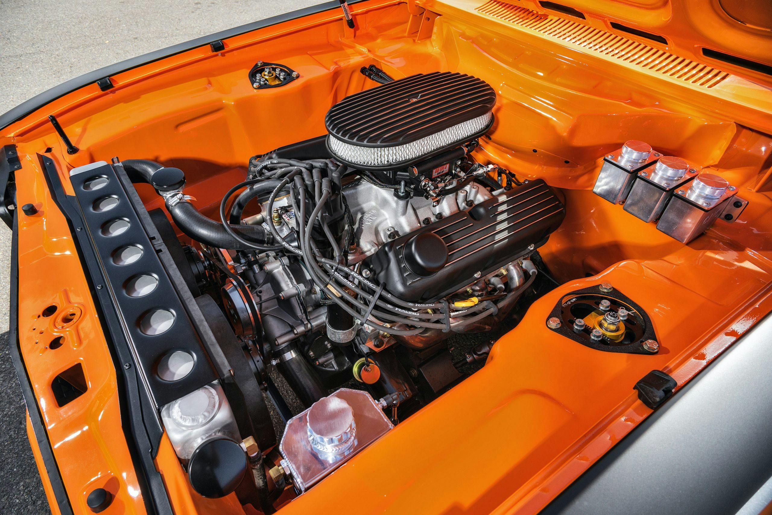 1974 Mk I Ford Capri restomod engine right