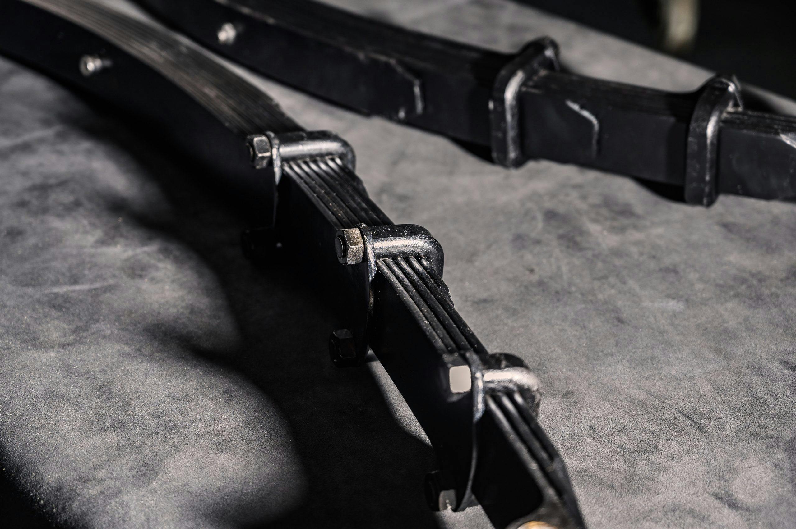 bentley blower continuation series leaf spring packs close up
