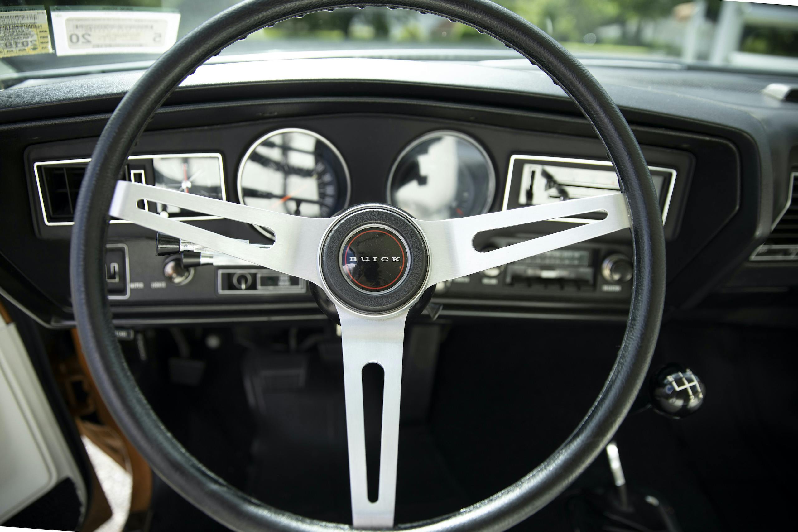 1973 Buick GS Stage 1 gran sport coupe steering wheel