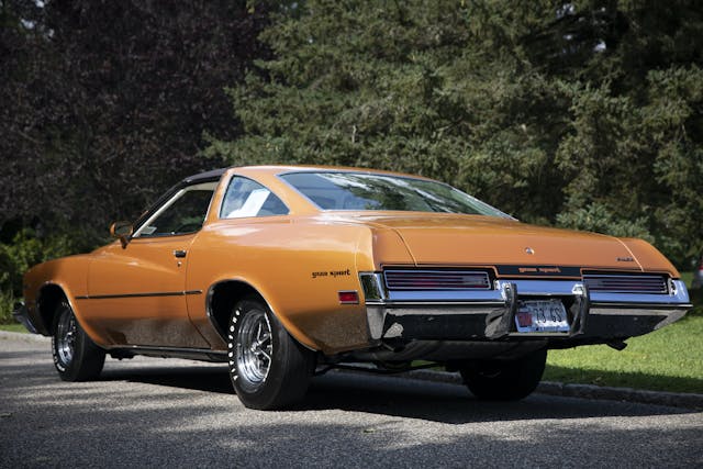 1973 Buick GS Stage 1 gran sport coupe rear three-quarter