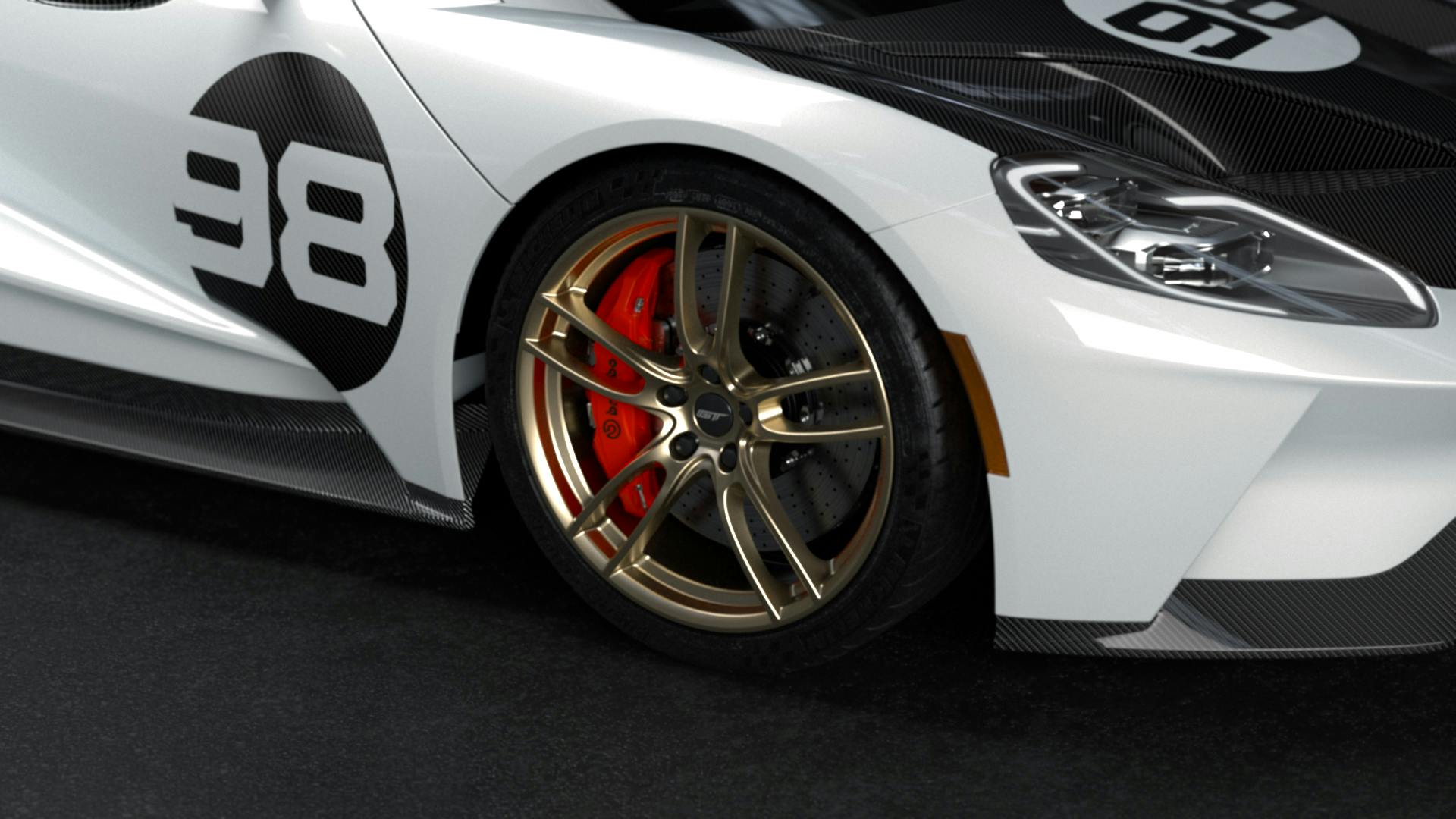 Ford GT Heritage Edition forged wheel