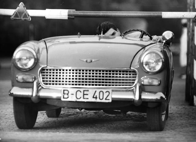 Heinz Meixner Driving Sprint Car In Berlin Germany