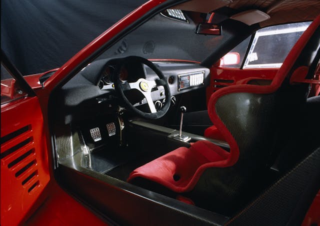 ferrari f40 interior door open