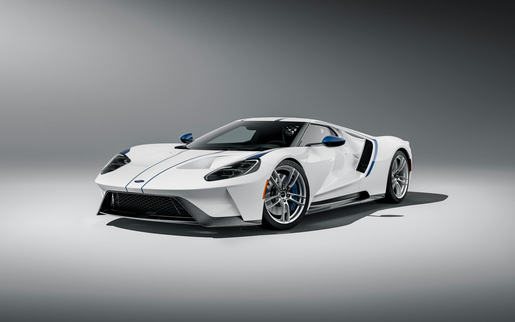 2021 Ford GT Studio Series front white