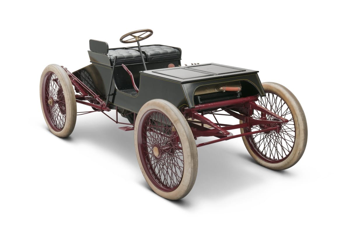 1901 Ford Sweepstakes Race Car front three-quarter