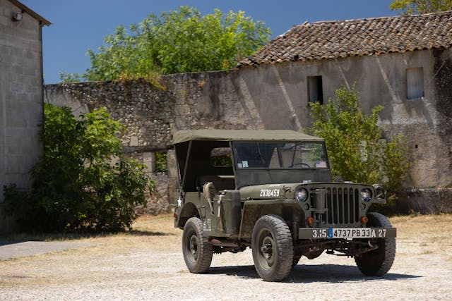1942 Ford GPW Jeep front three-quarter