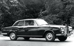 rolls royce corniche black and white