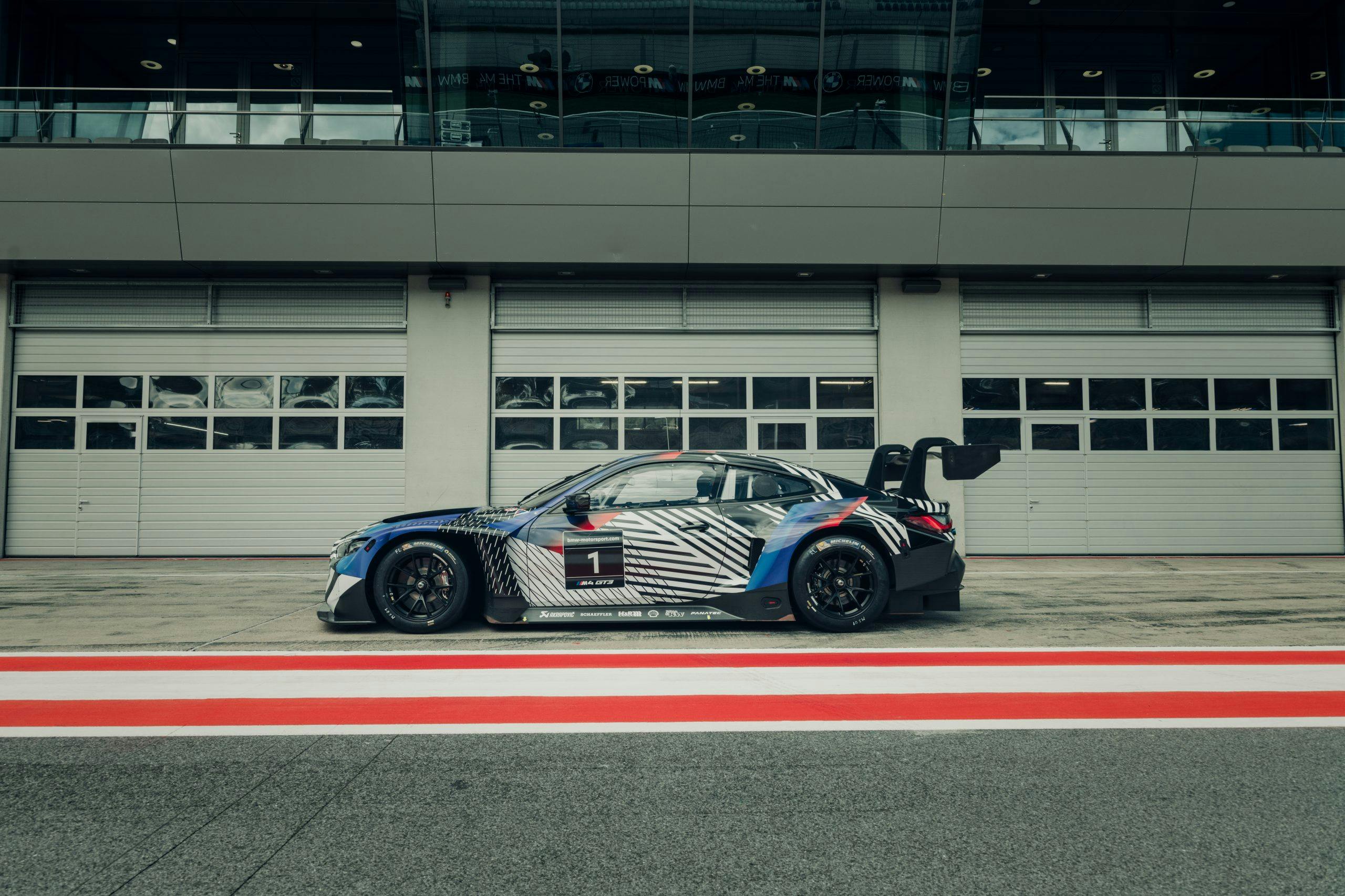 2021 BMW M4 GT3 prototype profile Red Bull Ring August 2020