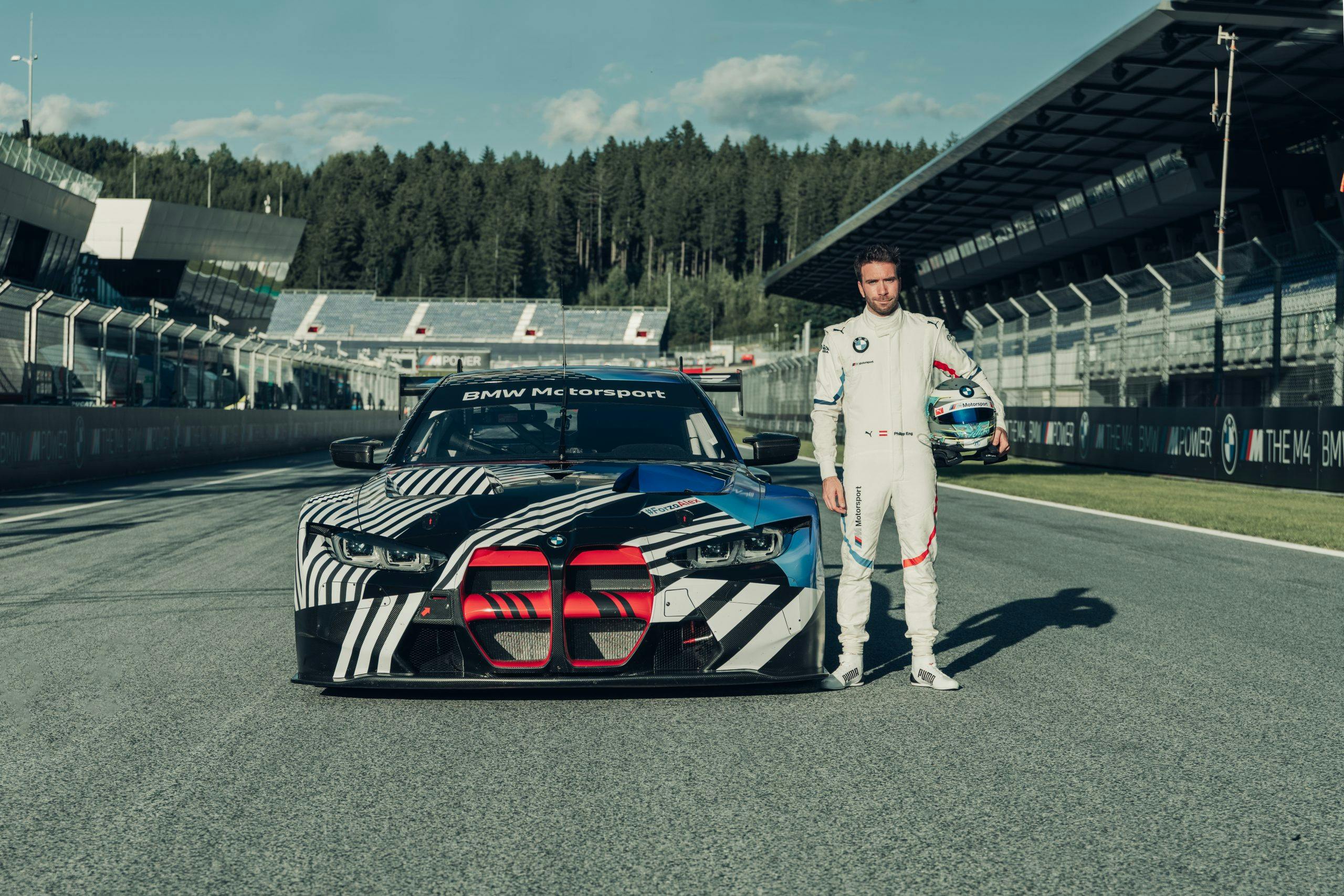 2021 BMW M4 GT3 prototype Red Bull Ring August 2020 Philipp Eng