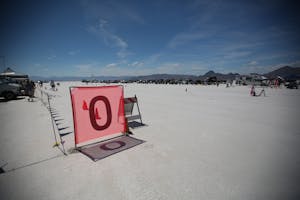 Bonneville Speed Week 2020 staging lanes