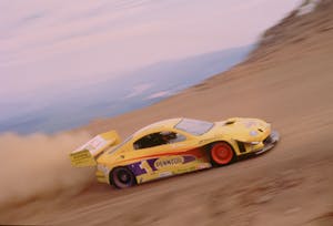 TRD-1994 Pikes Peak Celica Rod Millen dynamic climb action