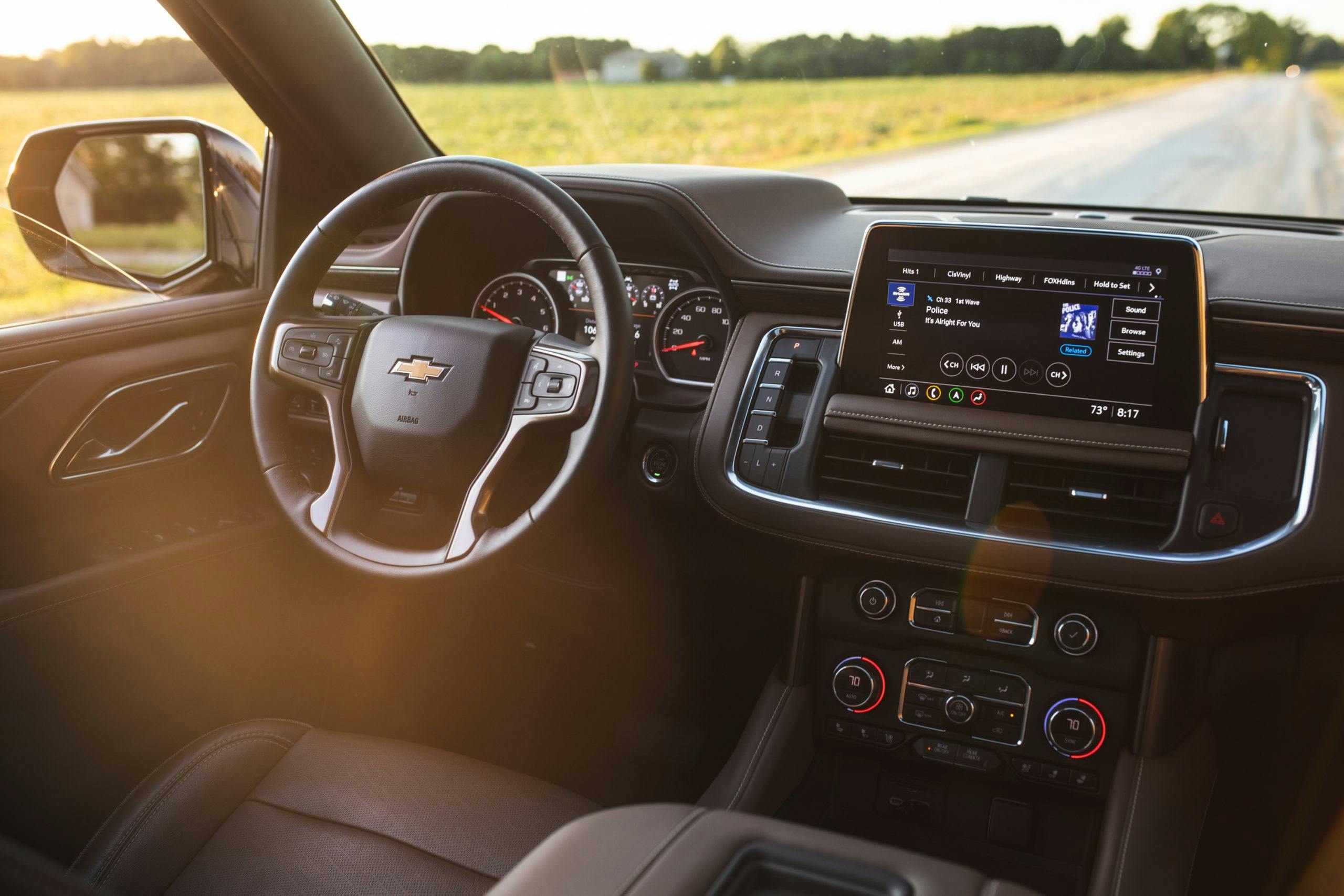 2021 Chevrolet Tahoe High Country front interior