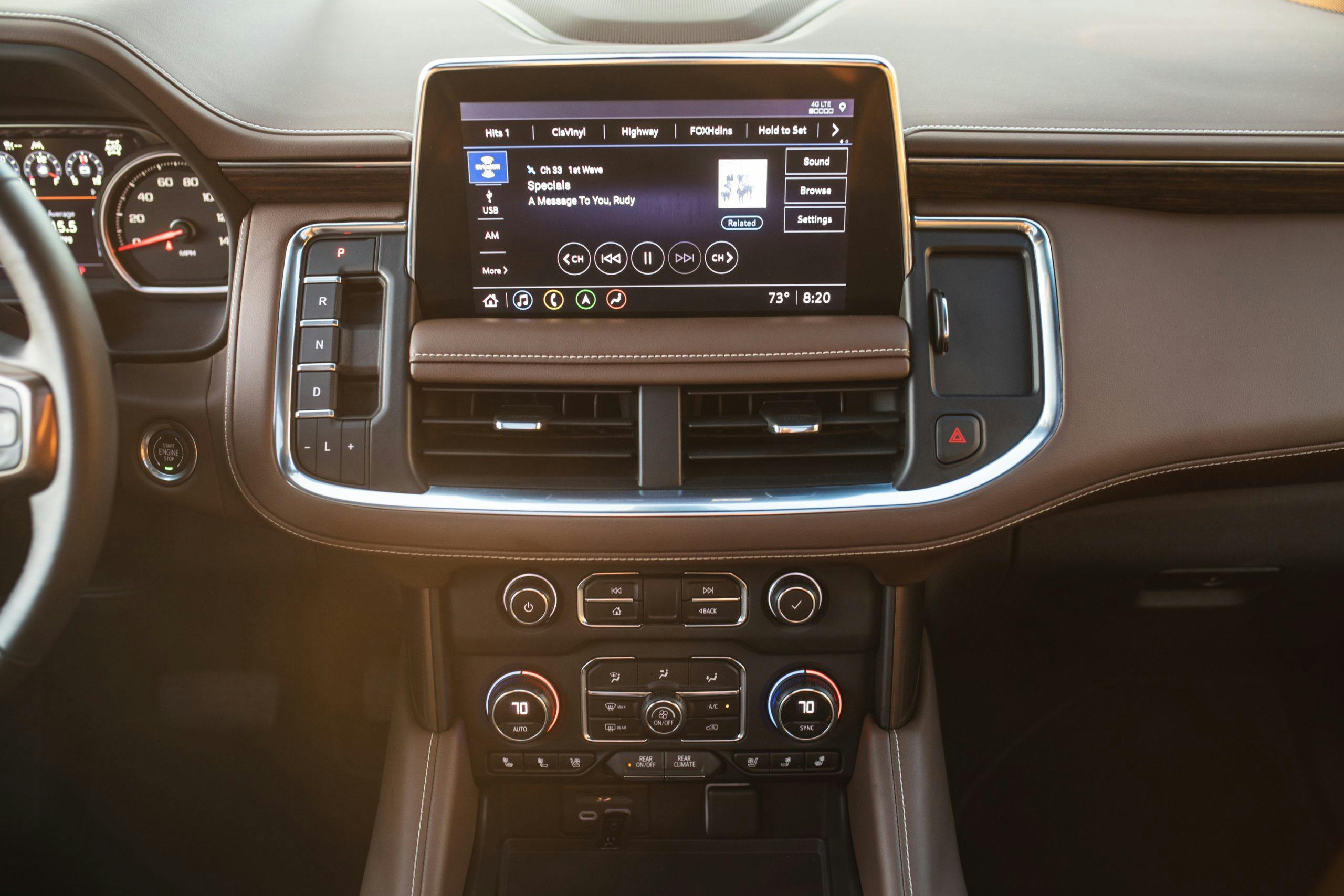 2021 Chevrolet Tahoe High Country infotainment screen