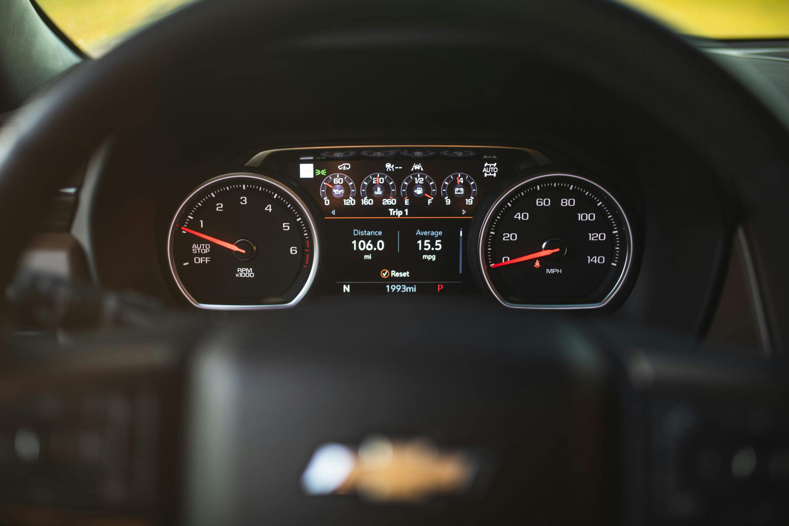 2021 Chevrolet Tahoe High Country gauges