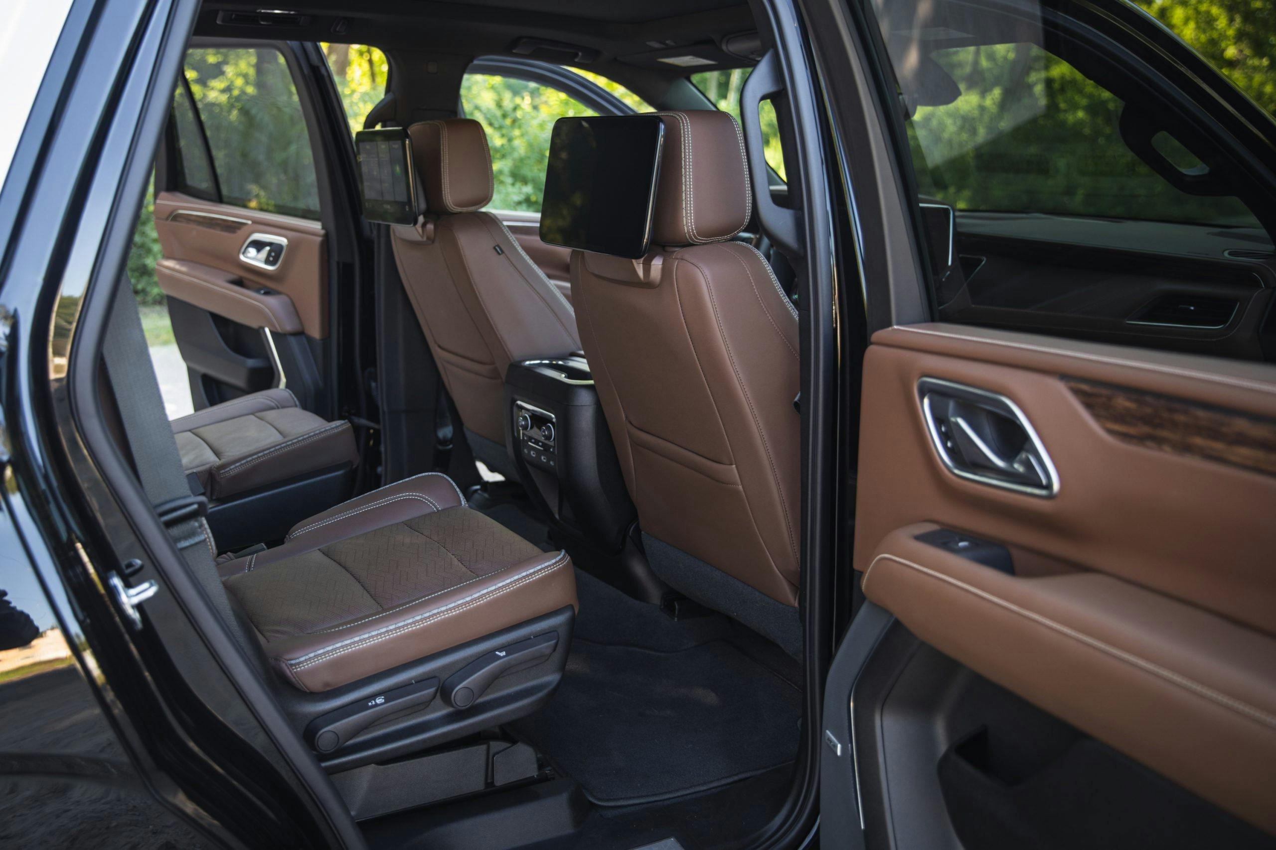 2021 Chevrolet Tahoe High Country rear seat area