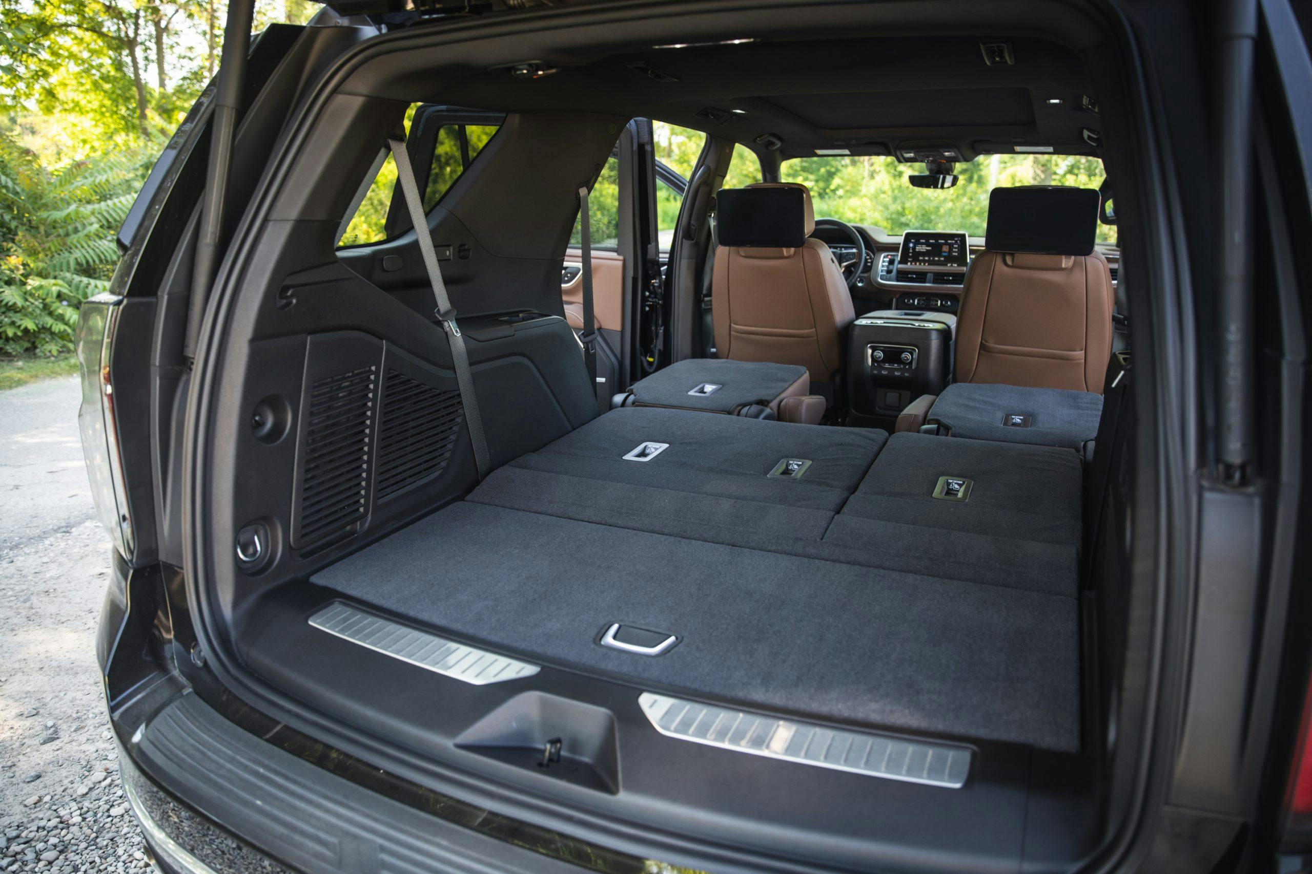 2021 Chevrolet Tahoe High Country rear cargo folded seats