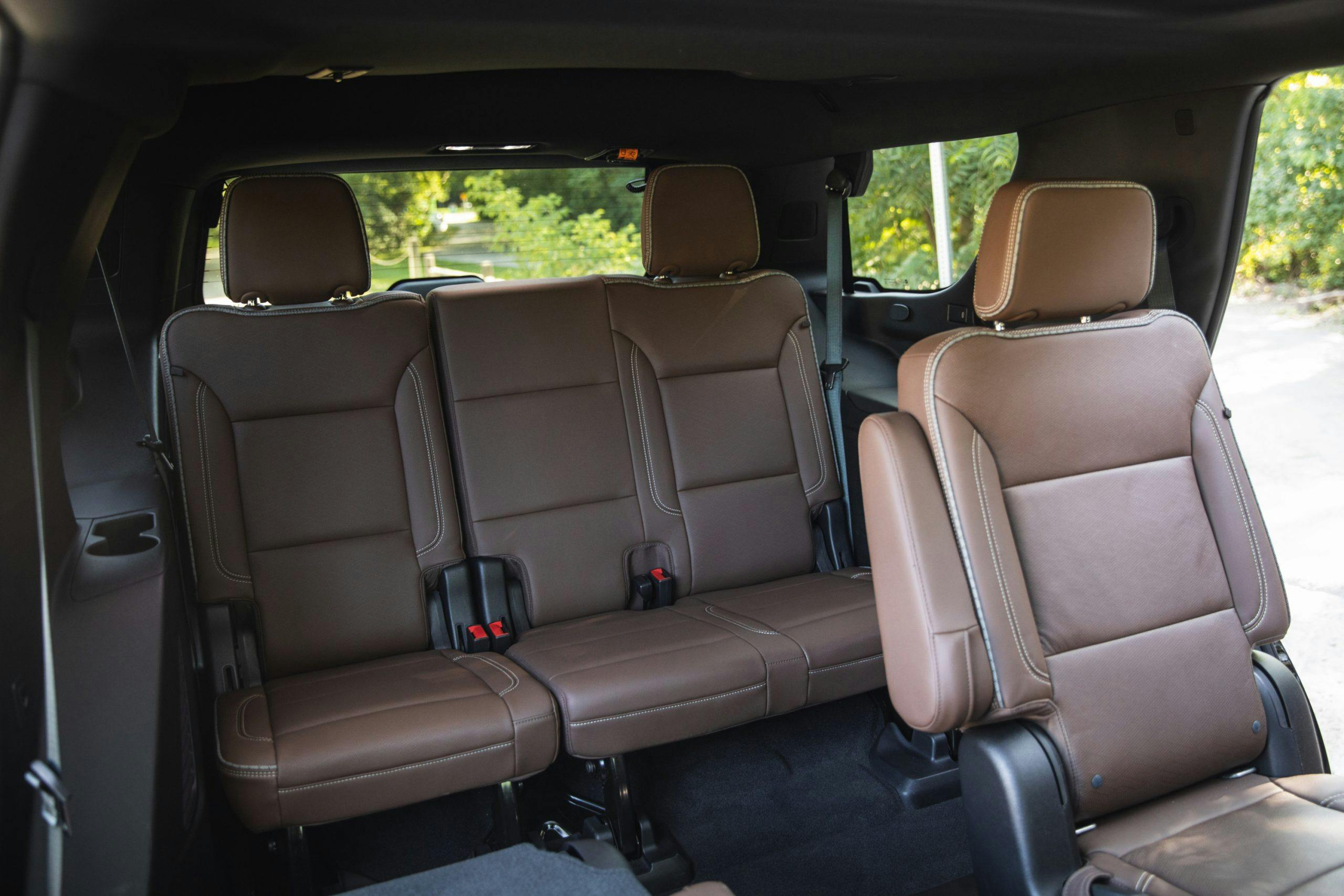 2021 Chevrolet Tahoe High Country rear leather seating