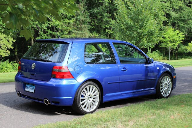 VW R32 rear three-quarter