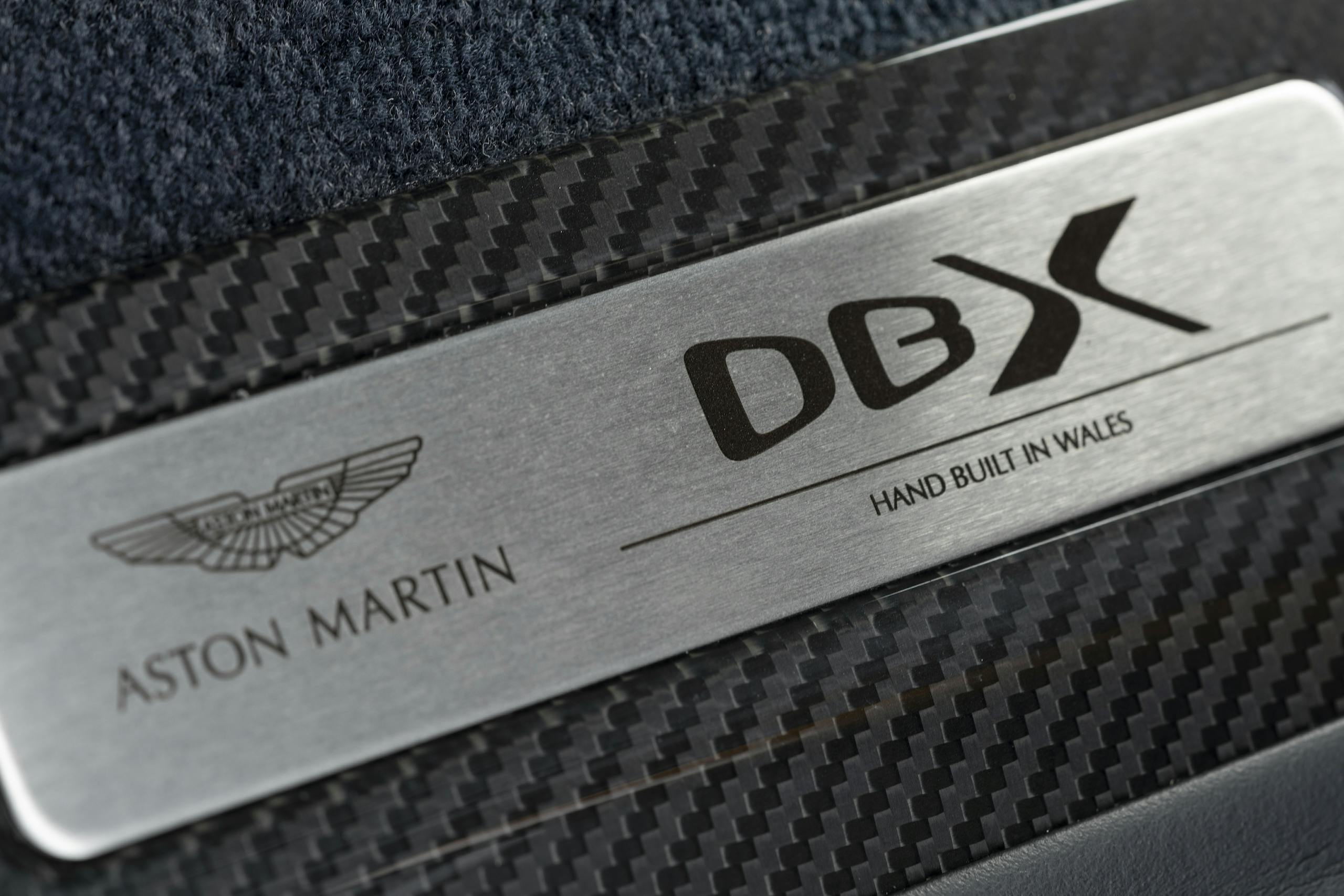 aston martin new dbx suv badging