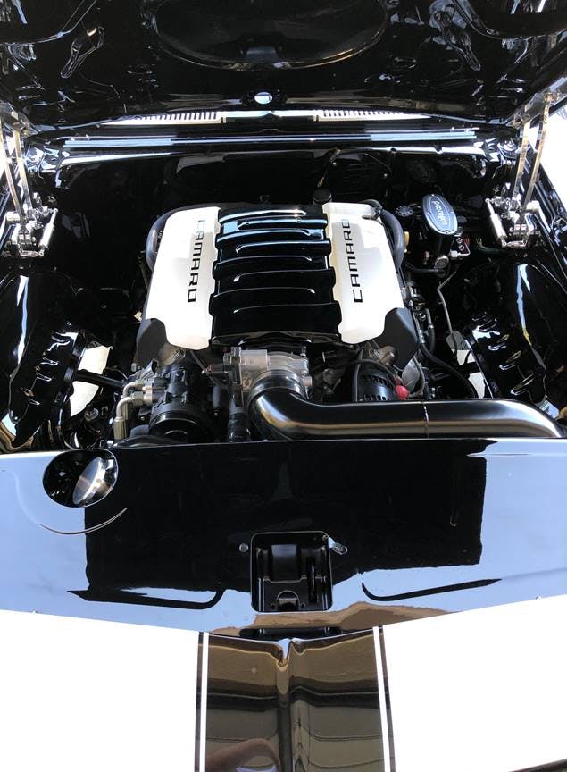 1969 Chevrolet Camaro restomod reader Gen V LT1 engine bay