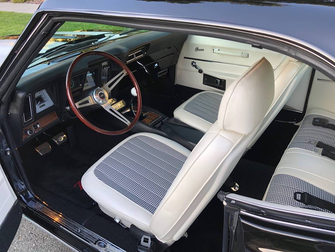 1969 Chevrolet Camaro restomod reader interior