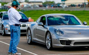 Porsche 911 on track