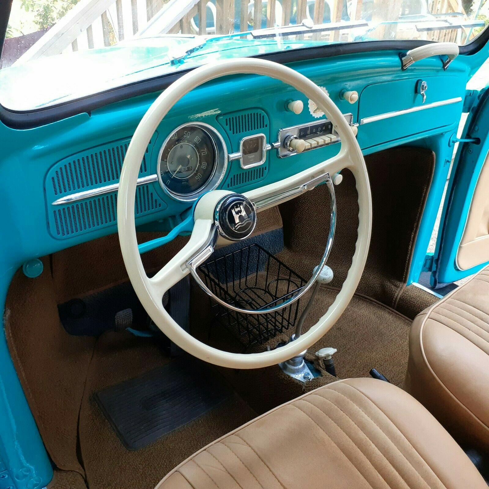 1962 Volkswagen Beetle sedan interior
