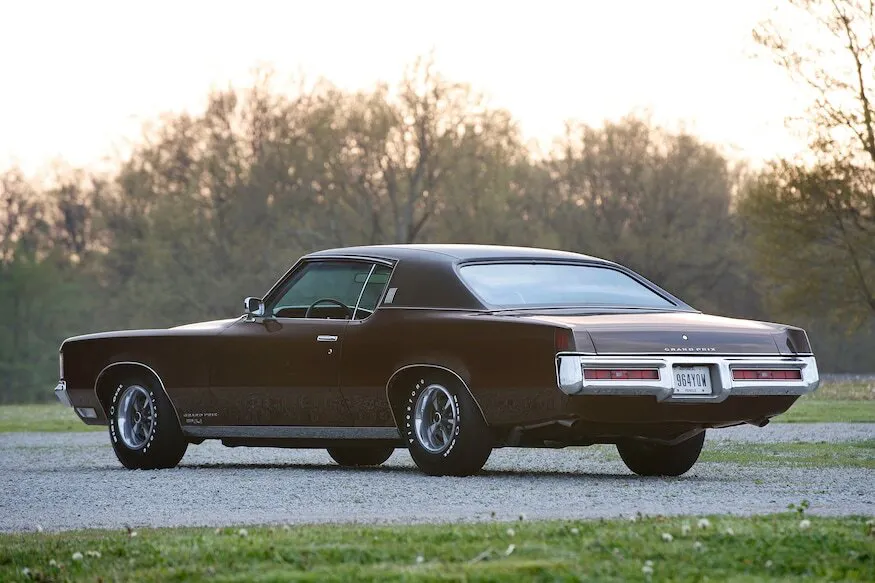 1969 pontiac grand prix sj rear three-quarter