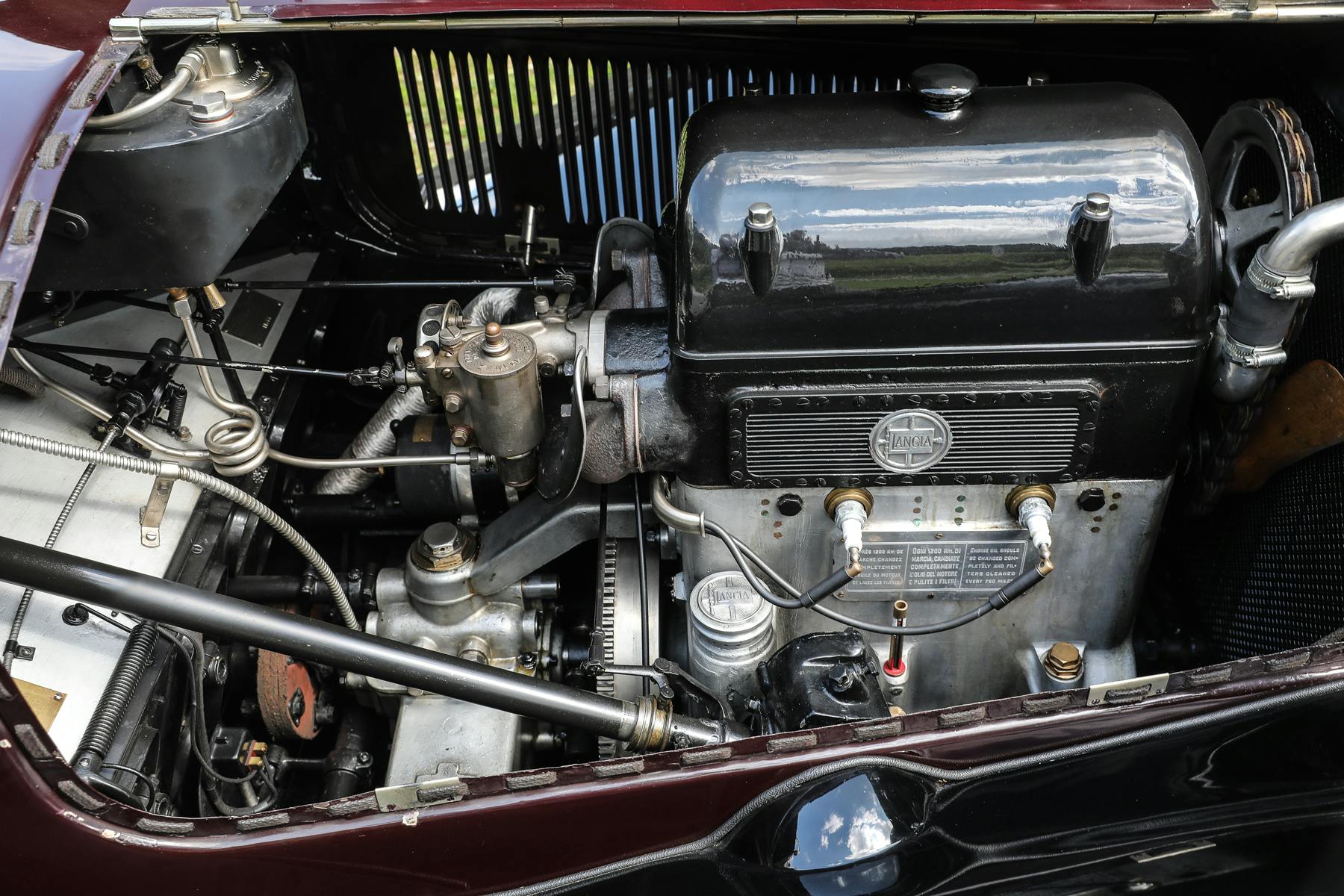 1924 Lancia Lambda Series III Torpedo engine V-4