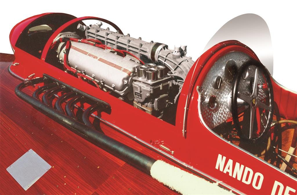 1952 Ferrari Arno XI Racing Boat engine