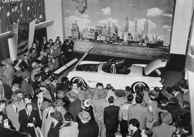 1953 Chevrolet Corvette Motorama Show Car in period