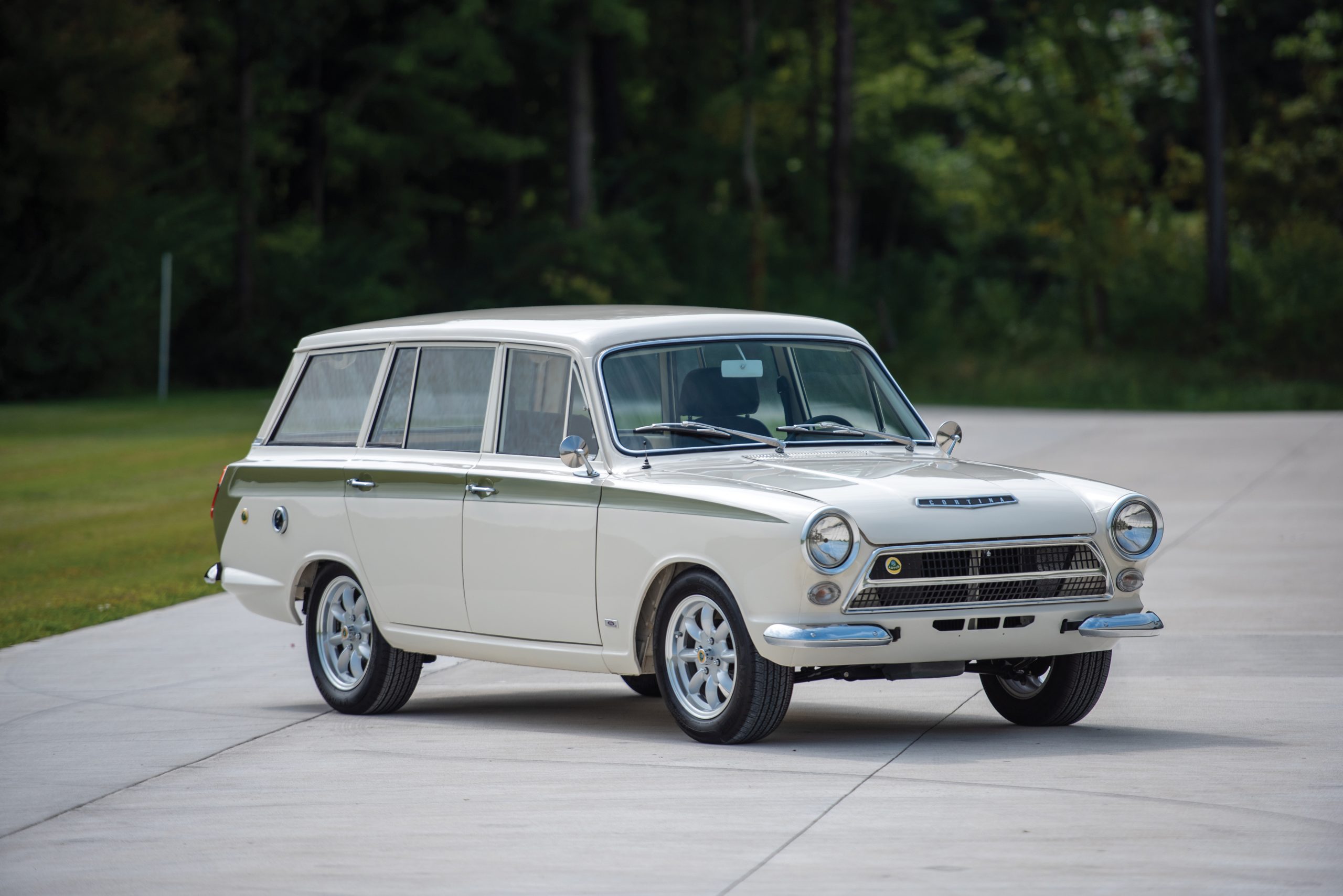 Behold—and buy—the world's only Lotus Cortina shooting brake