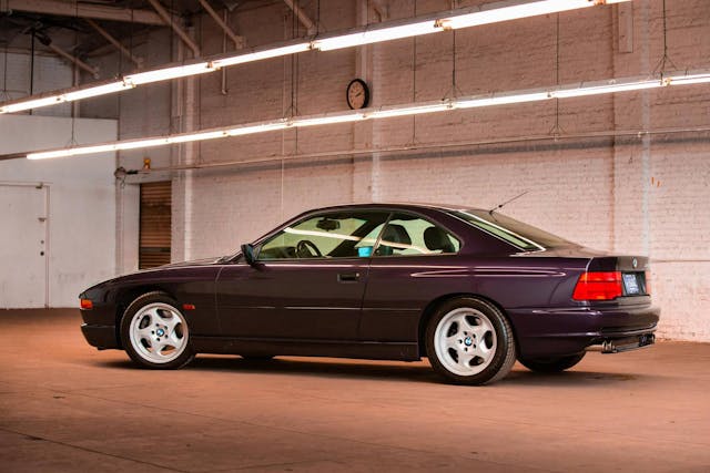 1995 BMW 850CSi rear three-quarter