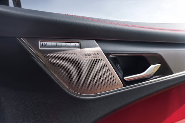 2021 Jaguar F-PACE interior detail speaker