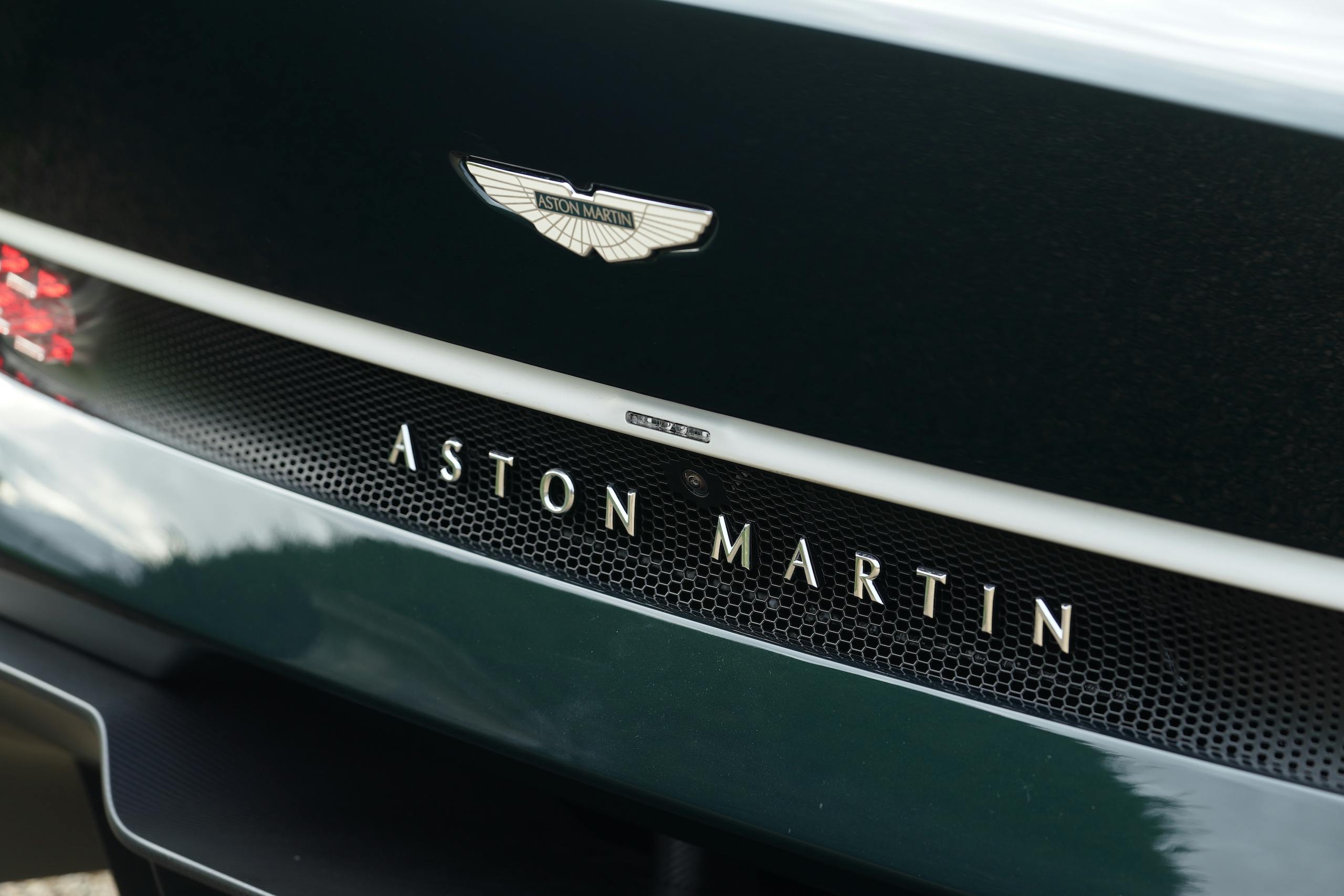Aston Martin Victor rear letter badging