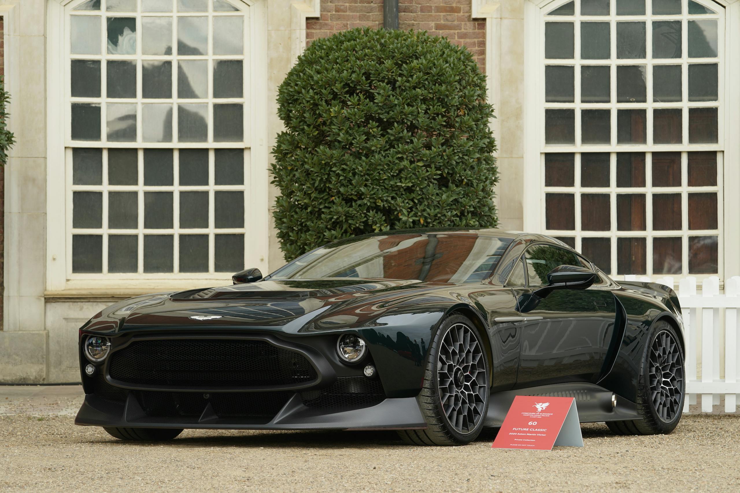Aston Martin Victor front three-quarter placard