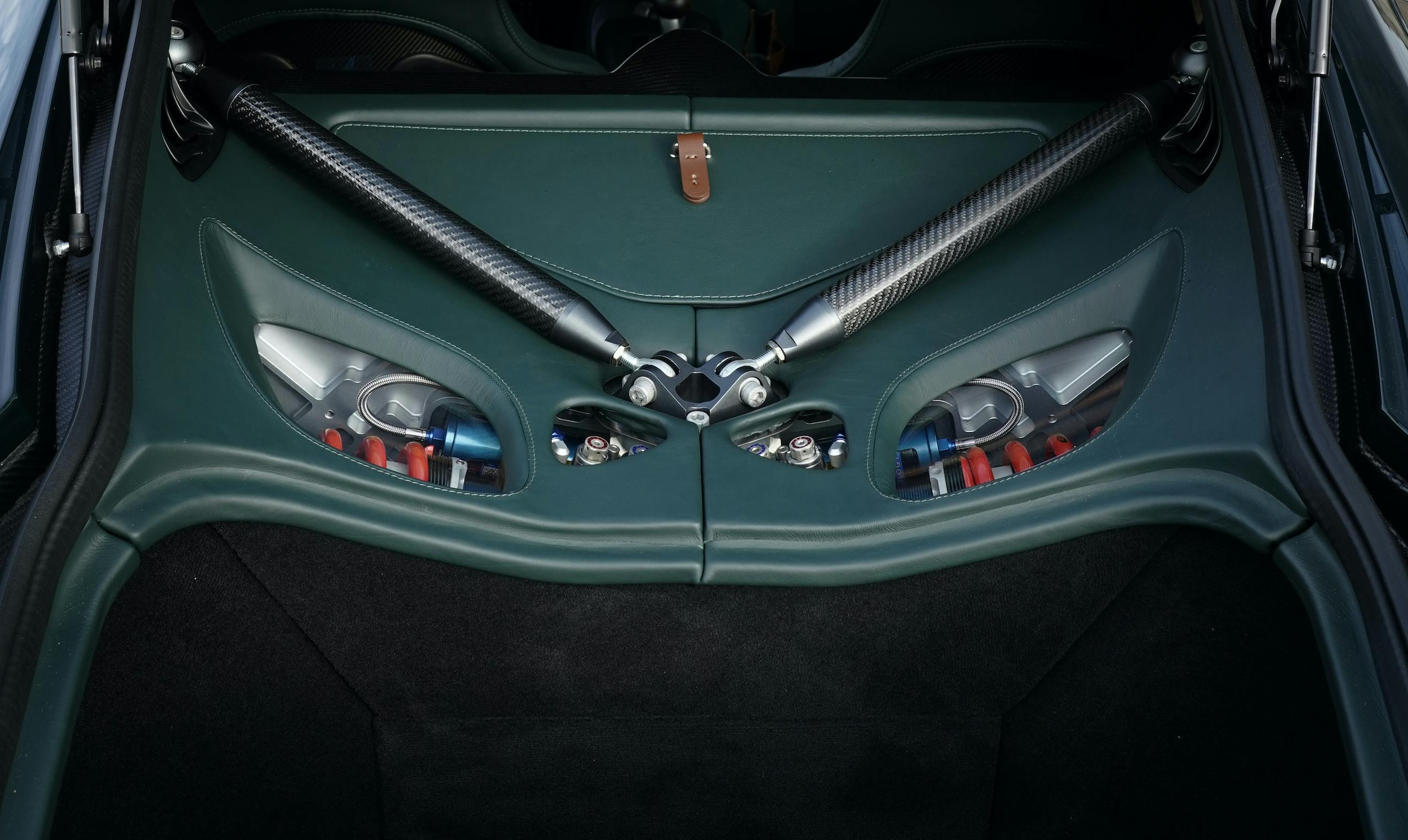 Aston Martin Victor rear trunk lid interior