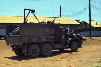 vietnam gun truck blood sweat tires