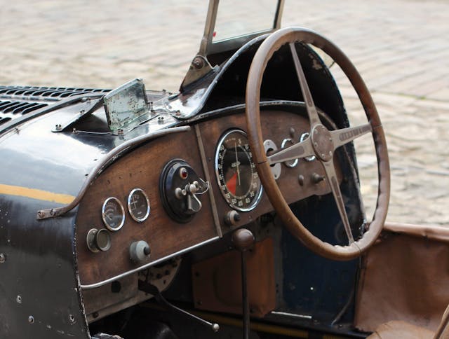 vintage bugatti wheel