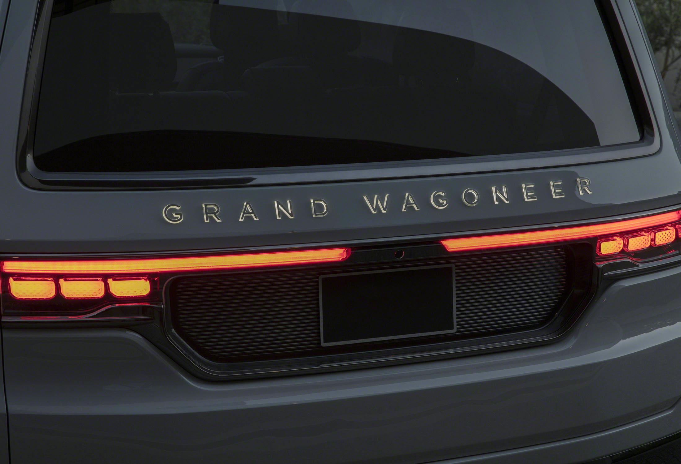 Grand Wagoneer Concept illuminated rear badges