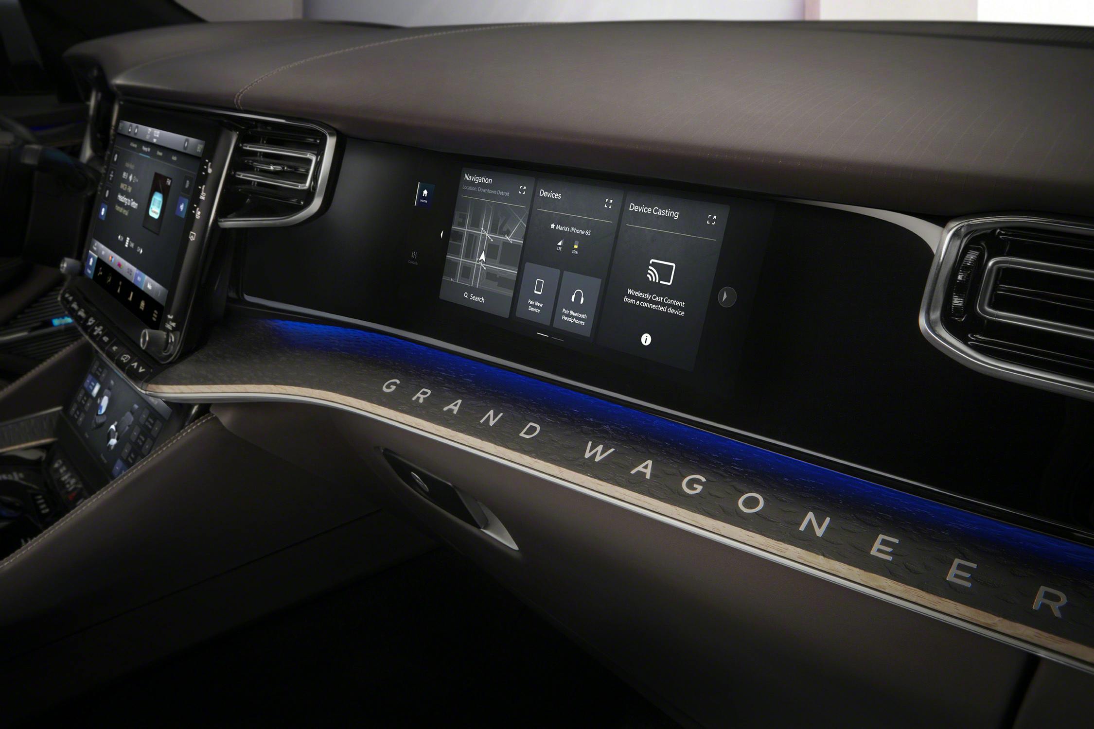 Grand Wagoneer Concept passenger screen