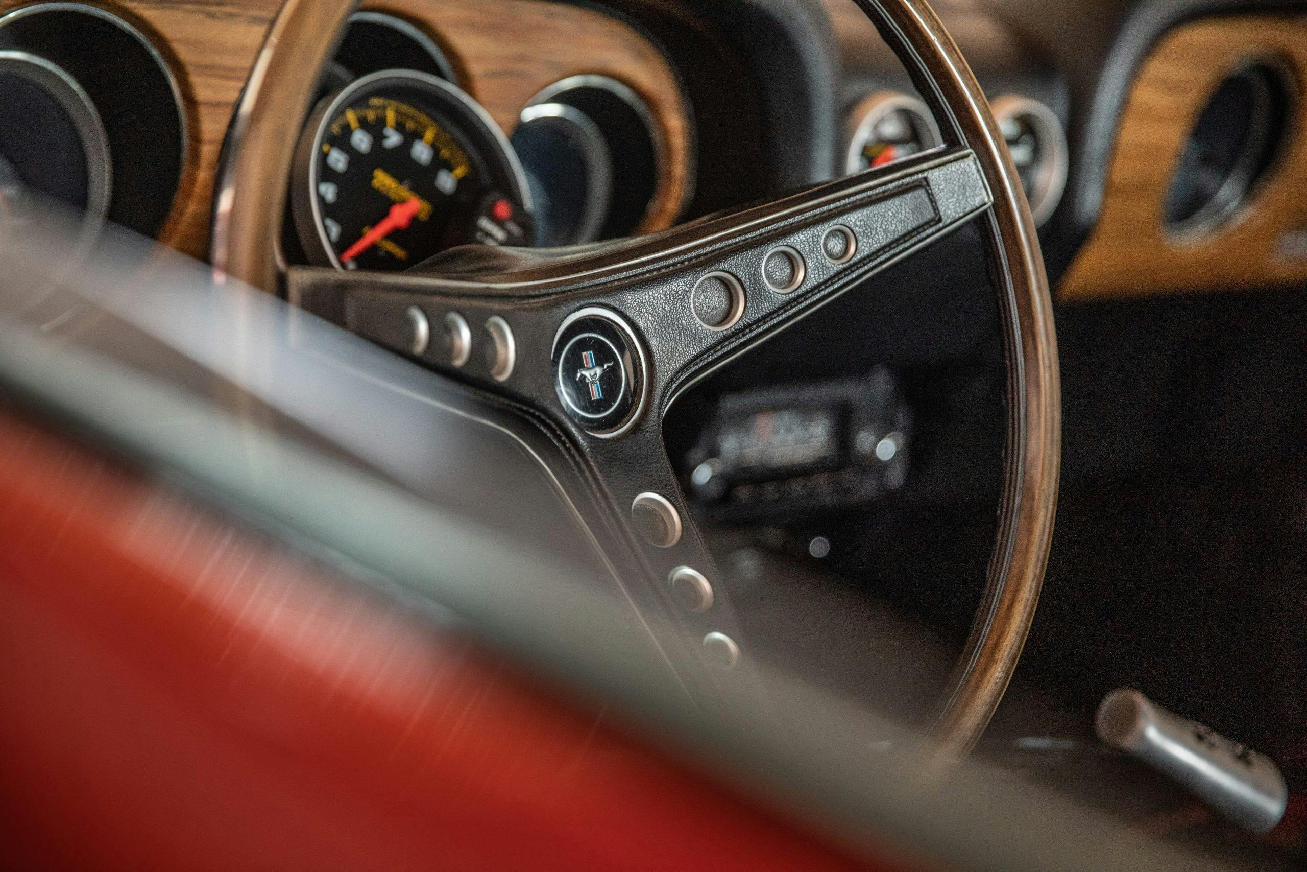 ford mustang boss 302 vintage steering wheel