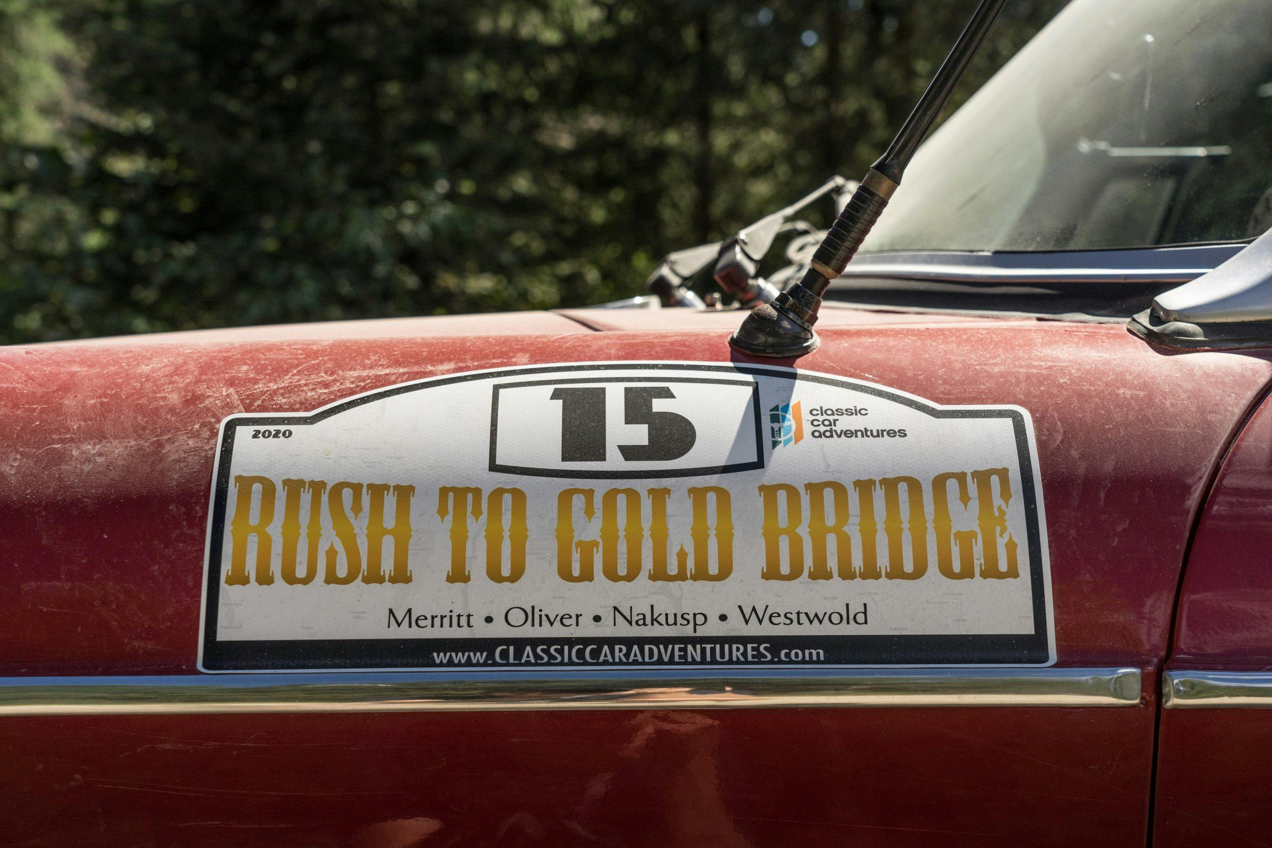 rush to gold bridge rally number