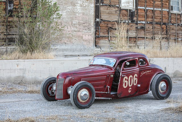 Dick's Salinas Special door open 1934 Ford coupe