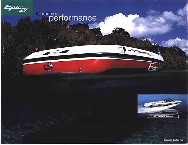 Toyota Epic 21 Powerboat ad rear hull