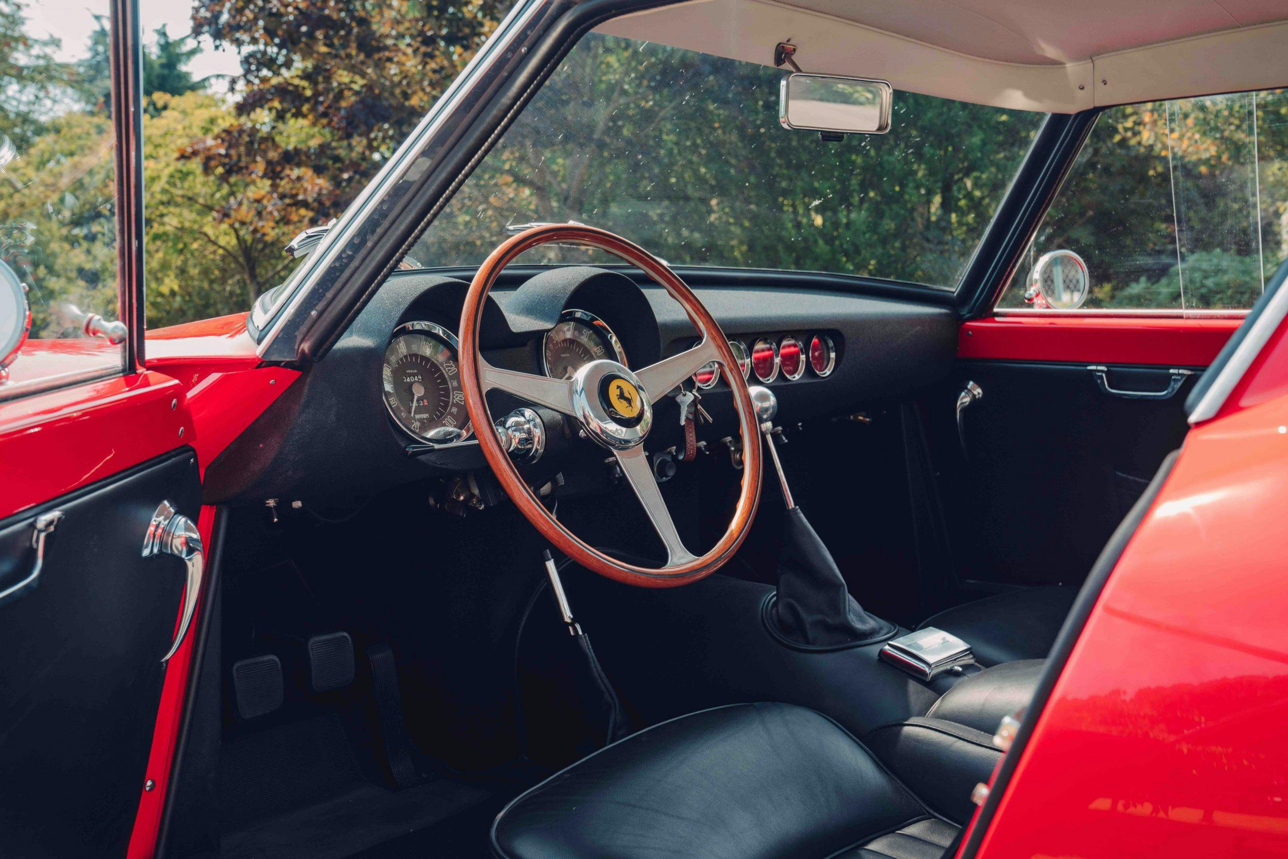 Ferrari 250 GT SWB recreation interior
