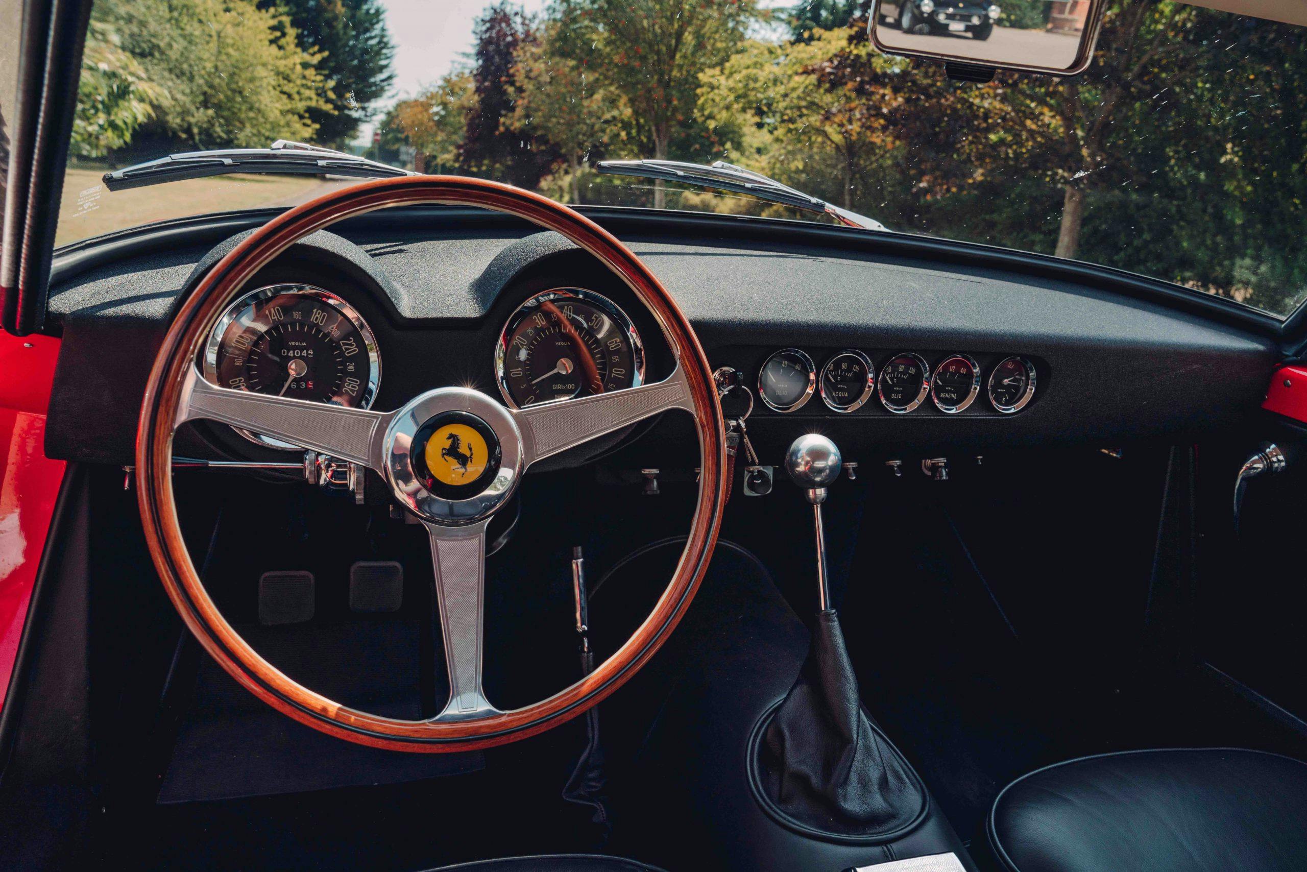 Ferrari 250 GT SWB recreation front interior